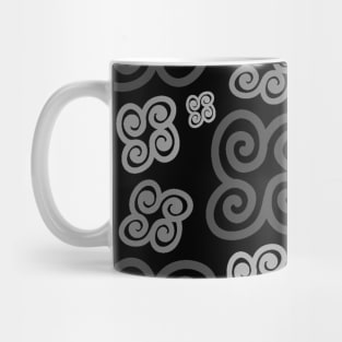 Vector spiral pattern design Mug